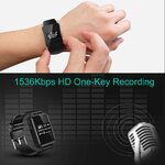 ALPHA horloge met verborgen microfoon – audio-opname in een illustratie