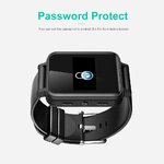 ALPHA horloge met verborgen microfoon – audio-opname in een illustratie