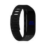 DELTA microfoonhorloge – met blauw display