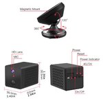Mini 4G spionagecamera – bediening en aansluitingen aangeduid