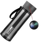 Waterfles met verborgen 4K wifi-camera – zwart model