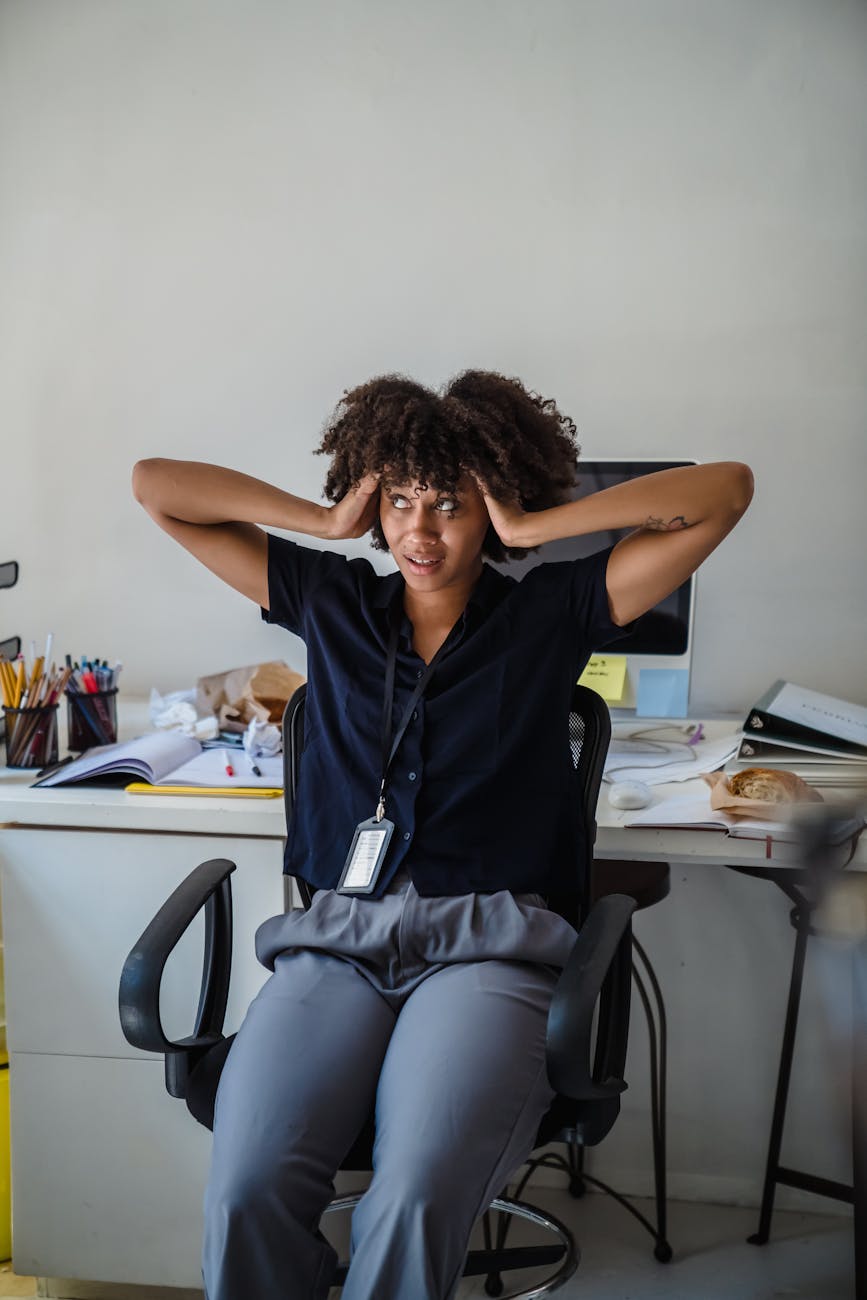 photos gratuites de afro anxiete anxieux