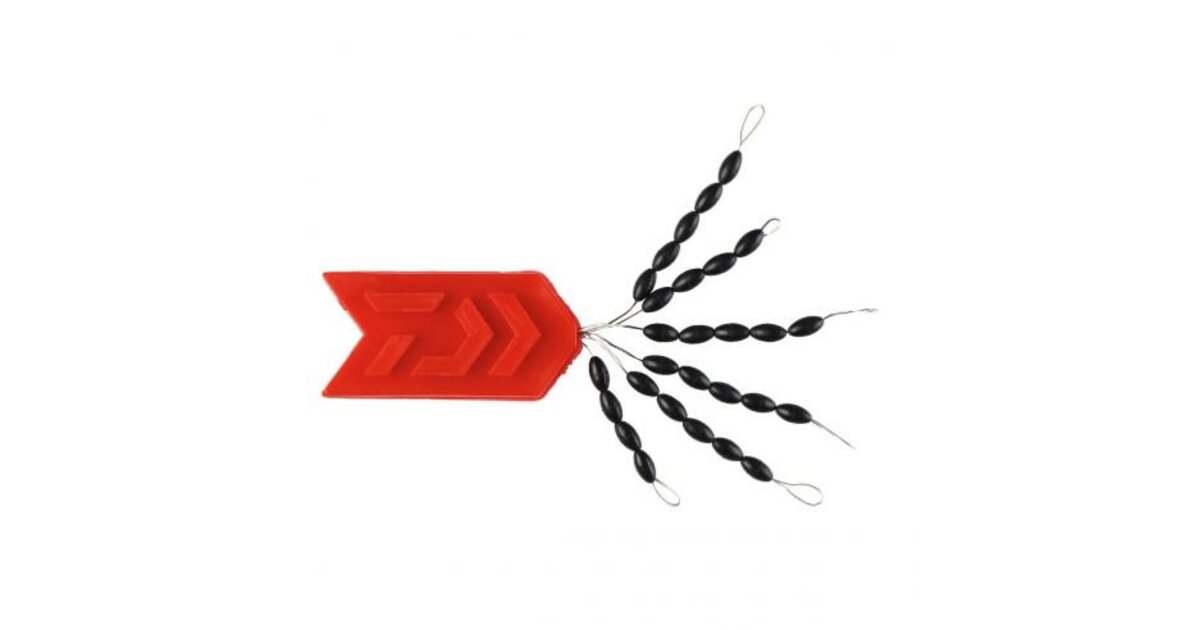 Stoppers Daiwa Stop Float Classique XL – Rouge, Diamètre 0,35–0,6 Mm – 30 Pièces