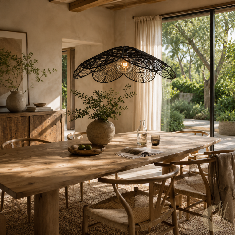 suspension-andene-rotin-noir-ambiance