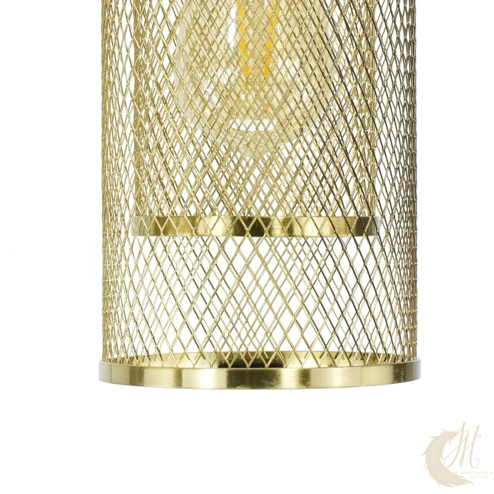 suspension-acuero-dore-cuir-detail