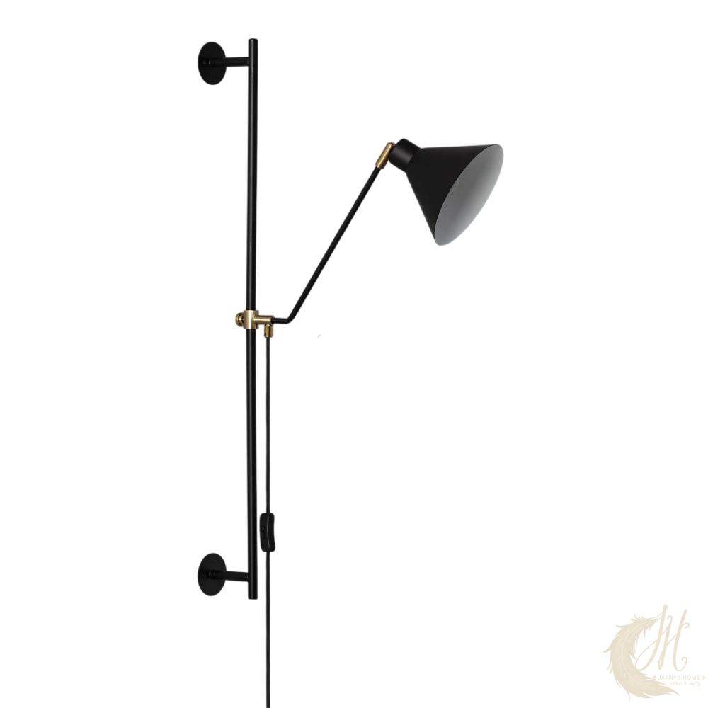 applique-murale-oga-noire-dore