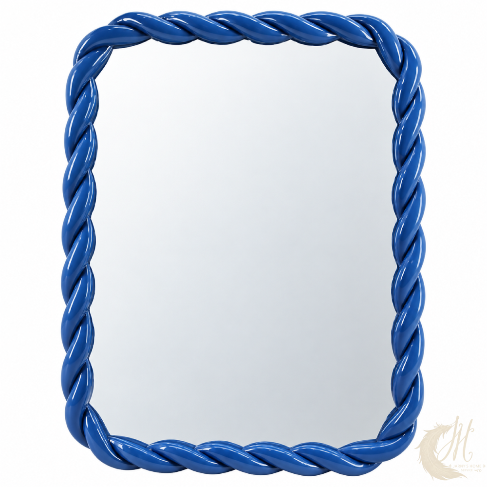 miroir-torsade-bleu-rectangulaire