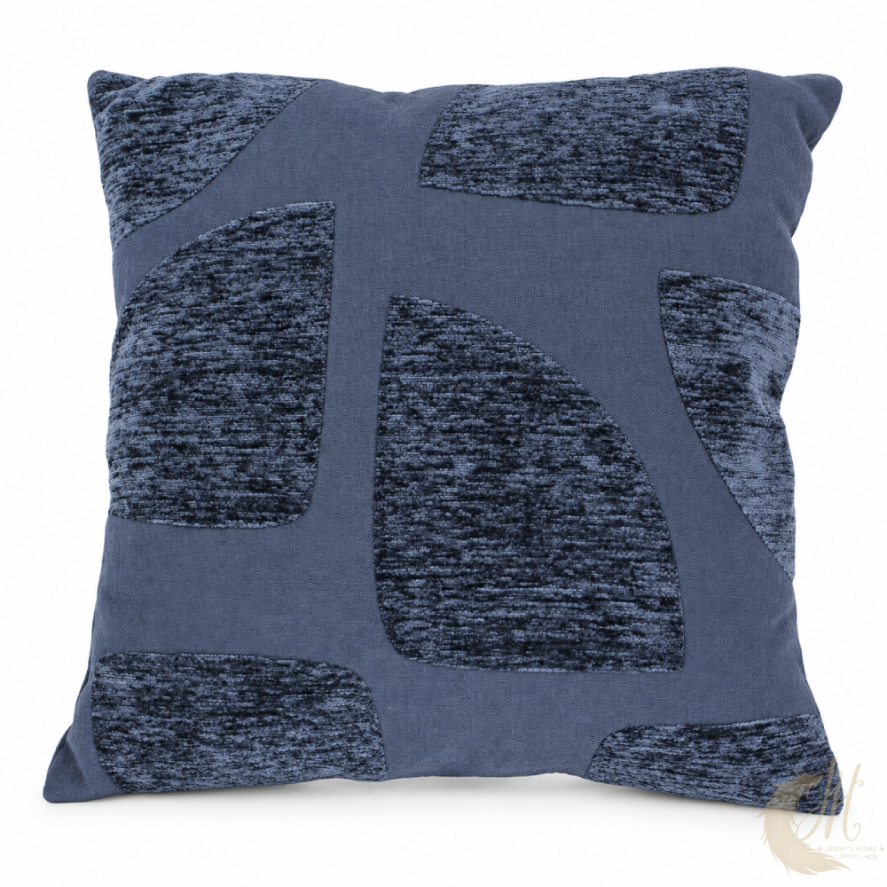 coussin-jacquard-chenille-bleu-marine