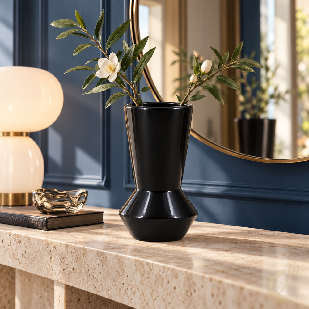 vase-geometrique-noir-evase-ambiance