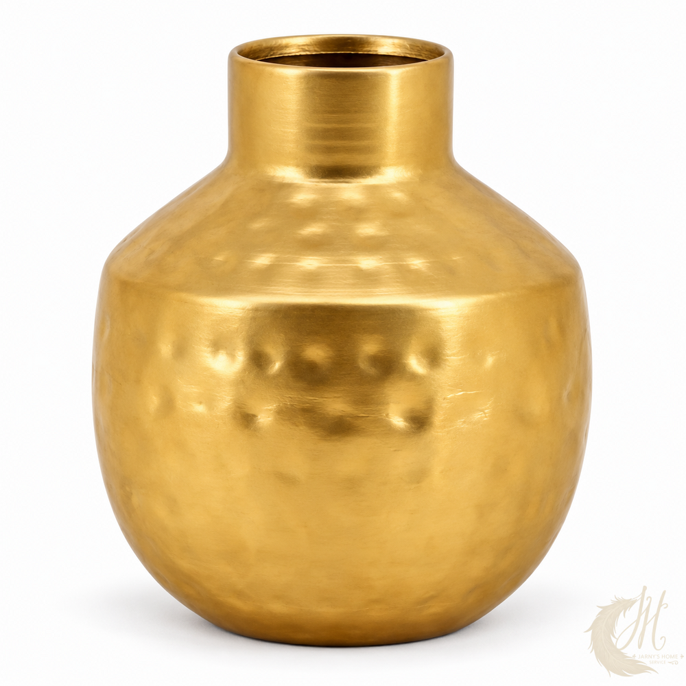 vase-metal-dore-martele