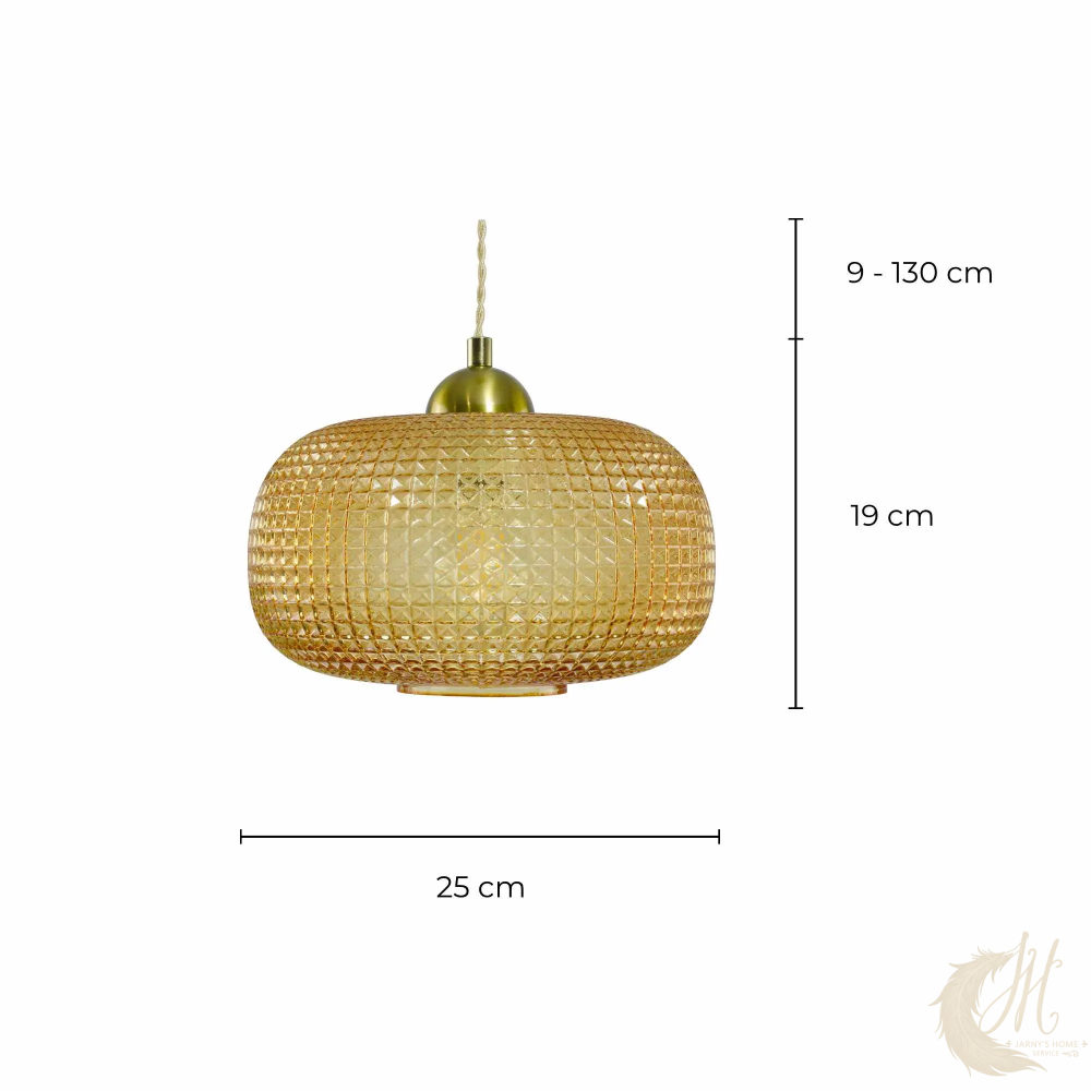 suspension-gena-verre-gaufre-ambre-mesures