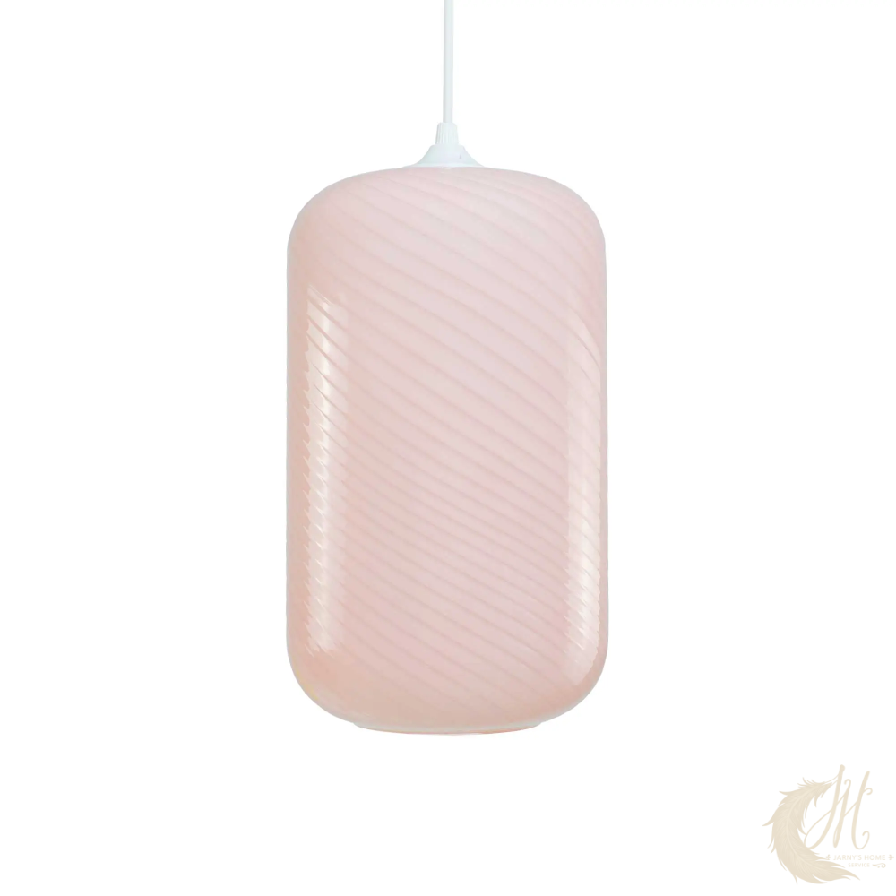 suspension-harlo-verre-twiste-rose
