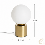 lampe-a-poser-atenas-doree-mesures