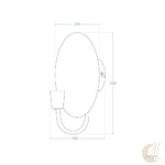 applique-murale-anusha-doree-mesures