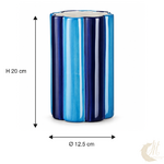 vase-ceramique-raye-bleu-ciel-marine-mesures