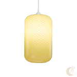 suspension-harlo-verre-twiste-jaune-allume