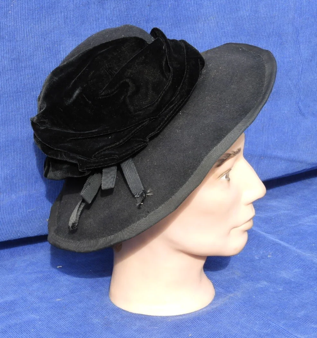 Chapeau feutre noir
