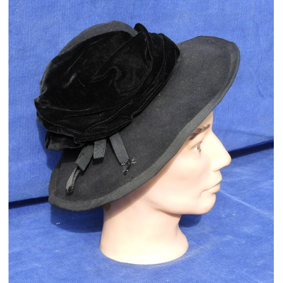 Chapeau feutre noir