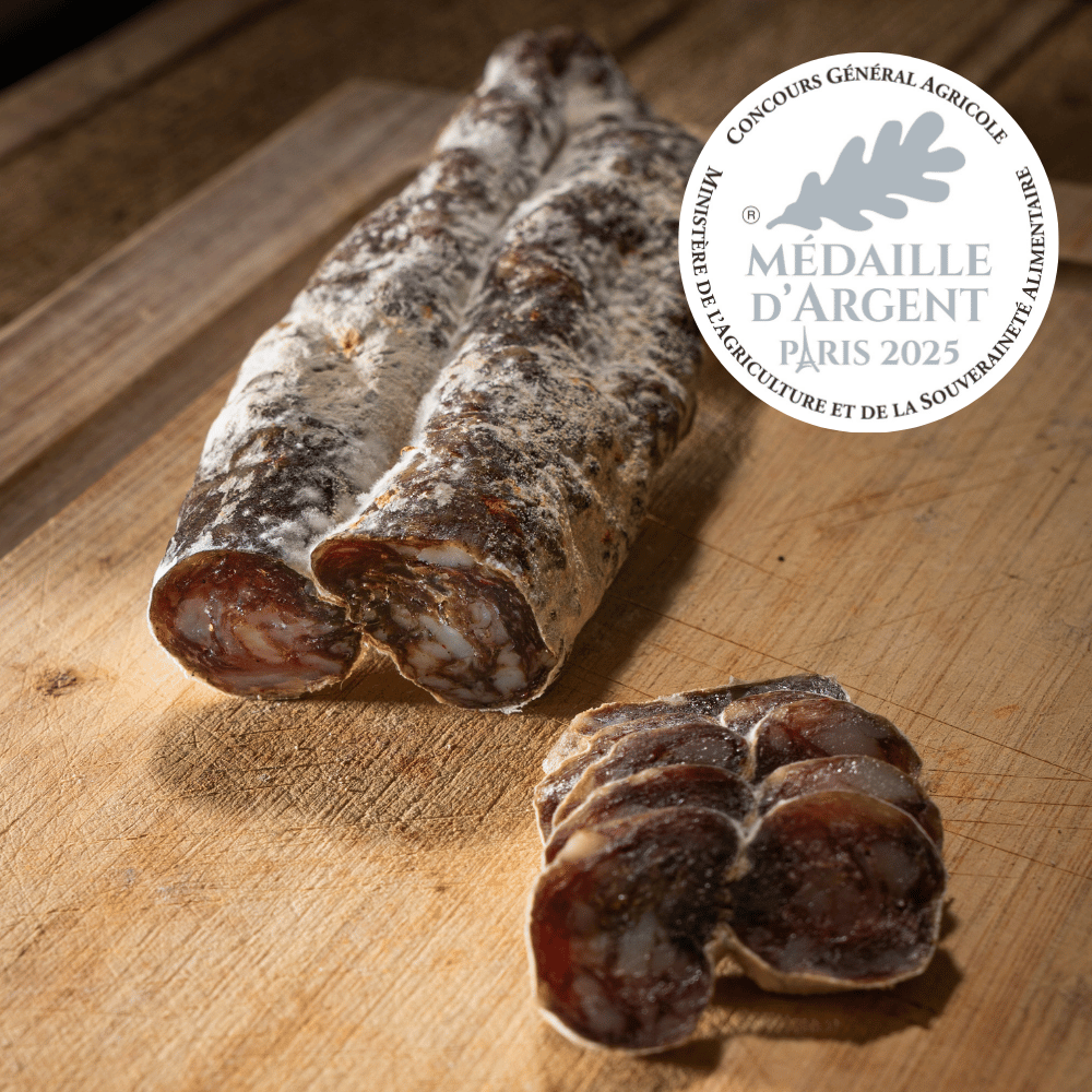 coupe-saucisse-seche-fermiere-superieure-porc-medaille-argent-cga-2025-ferme-acacias