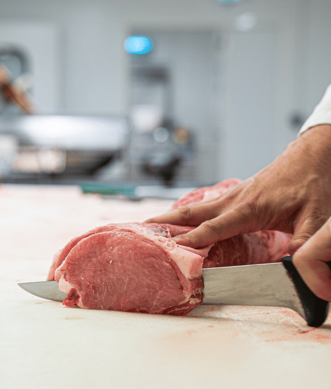 laboratoire decoupe porc ferme les acacias urt
