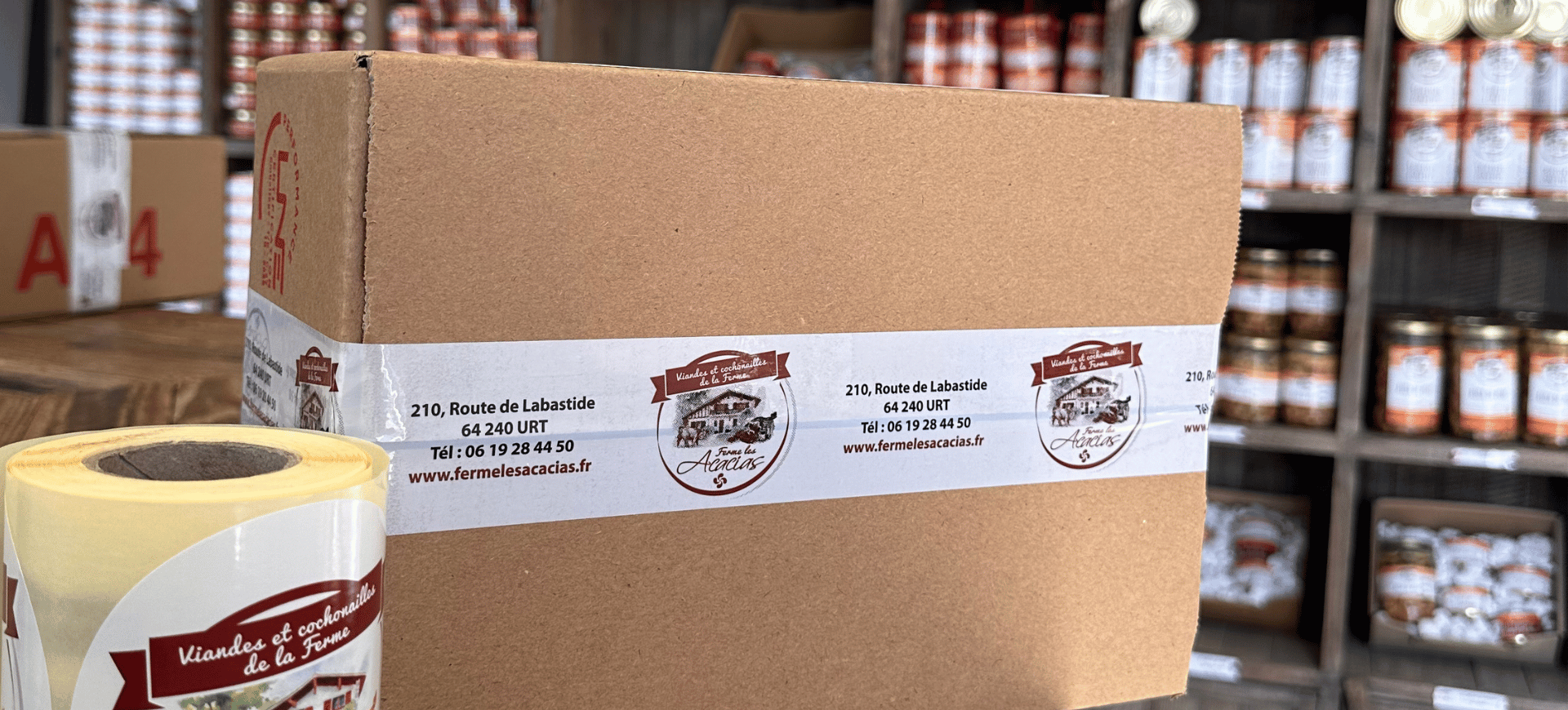 envoi colis produit chronofresh ferme les acacias