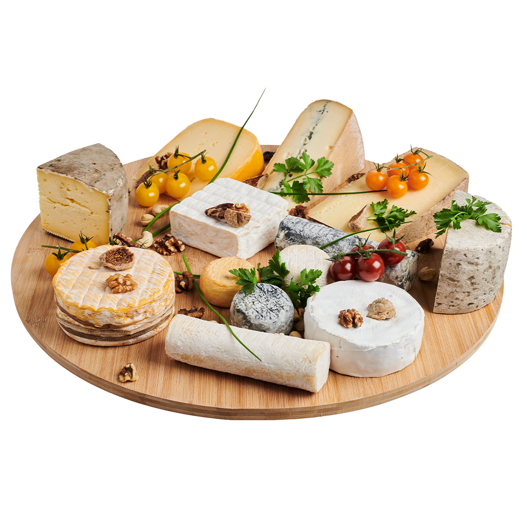 Plateau de fromages variés