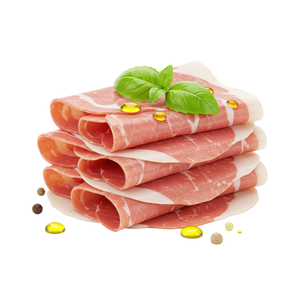 Tranches de jambon cru