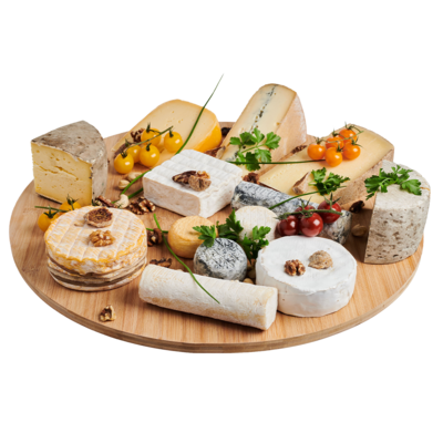 Plateau de fromages variés