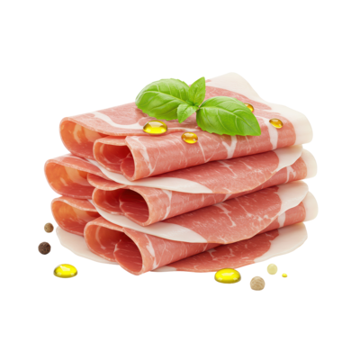Tranches de jambon cru
