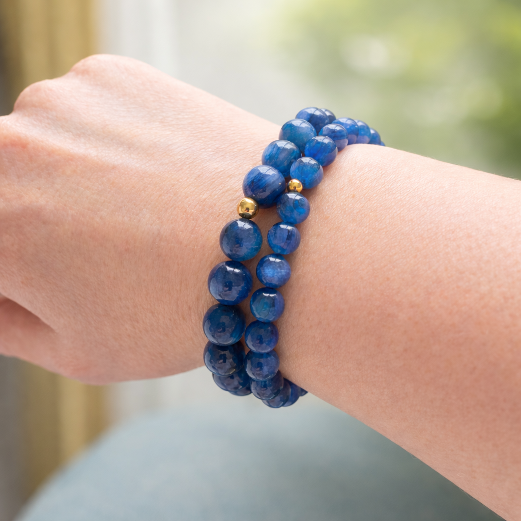 bracelet-en-cyanite-bleue