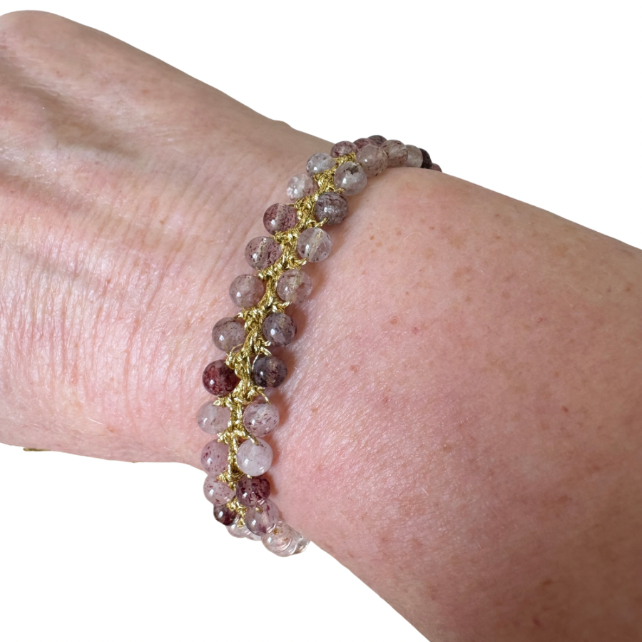 bracelet-quartz-rose-4mm-fait-main