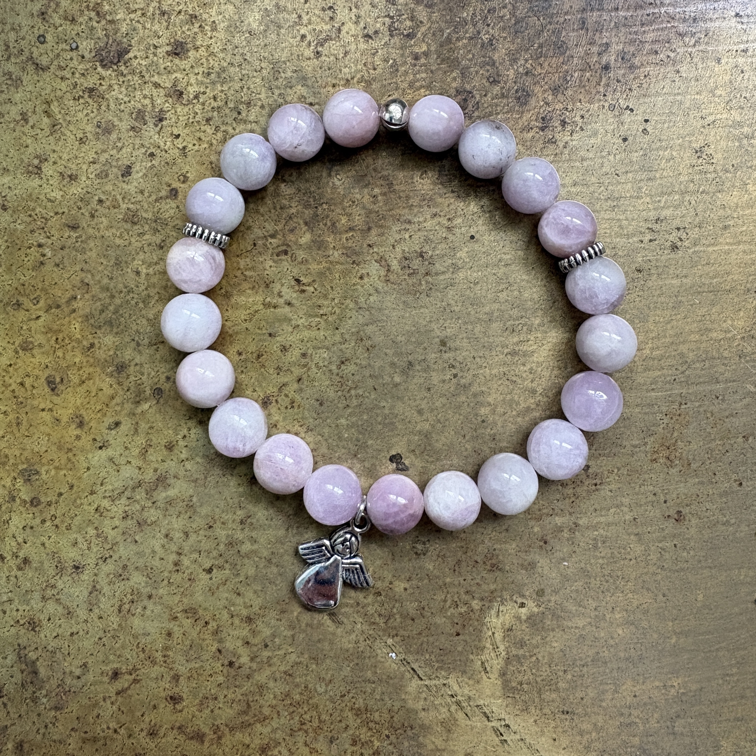 bracelet-kunzite-8mm-ange