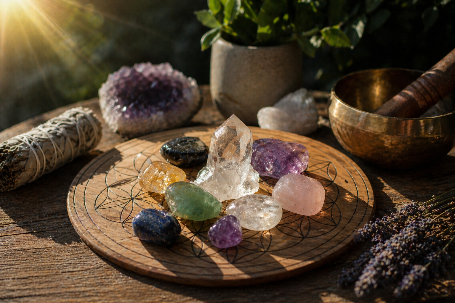 purification des pierres naturelles