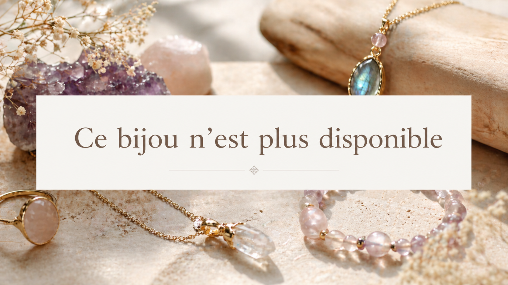bijou plus disponible