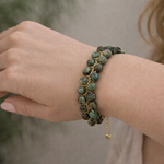 bracelet-turquoise-africaine-crochet-main