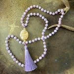 collier-kunzite-calcite-jaune-