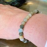 Bracelet en jade naturel 6 mm 3