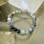 Bracelet homme oeil de faucon oeil de chat 8 mm
