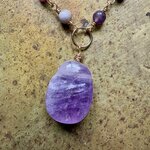 pendentif en améthyste - artisanat français