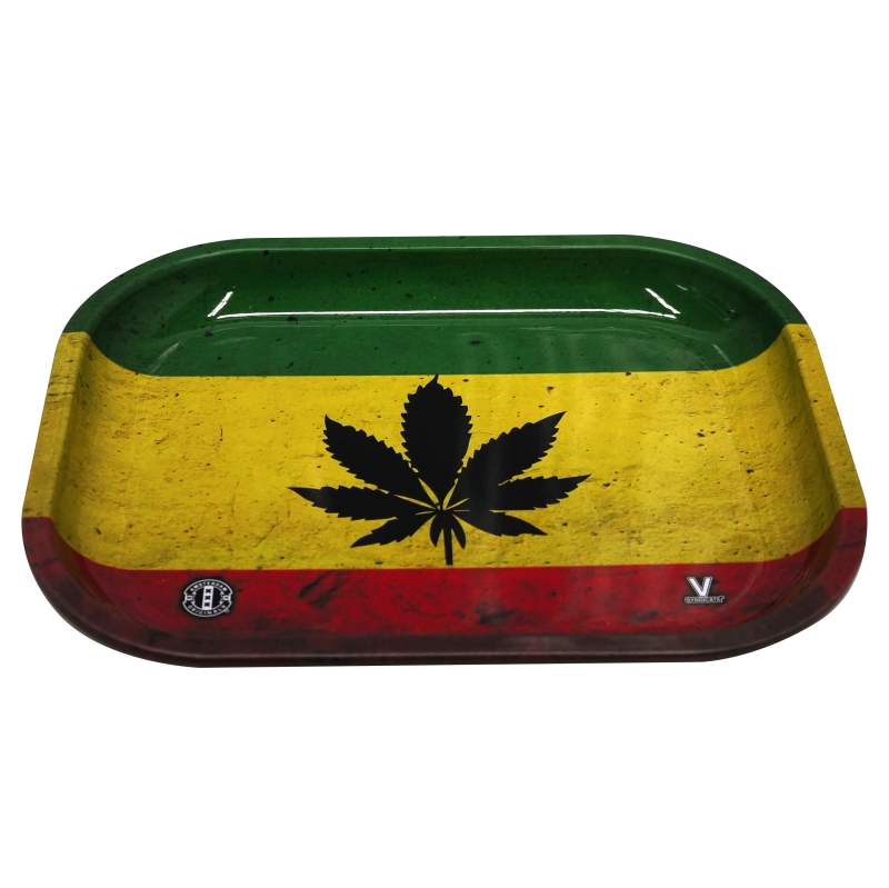 plateau-a-rouler-metallique-18x14-cm-rasta-leaf