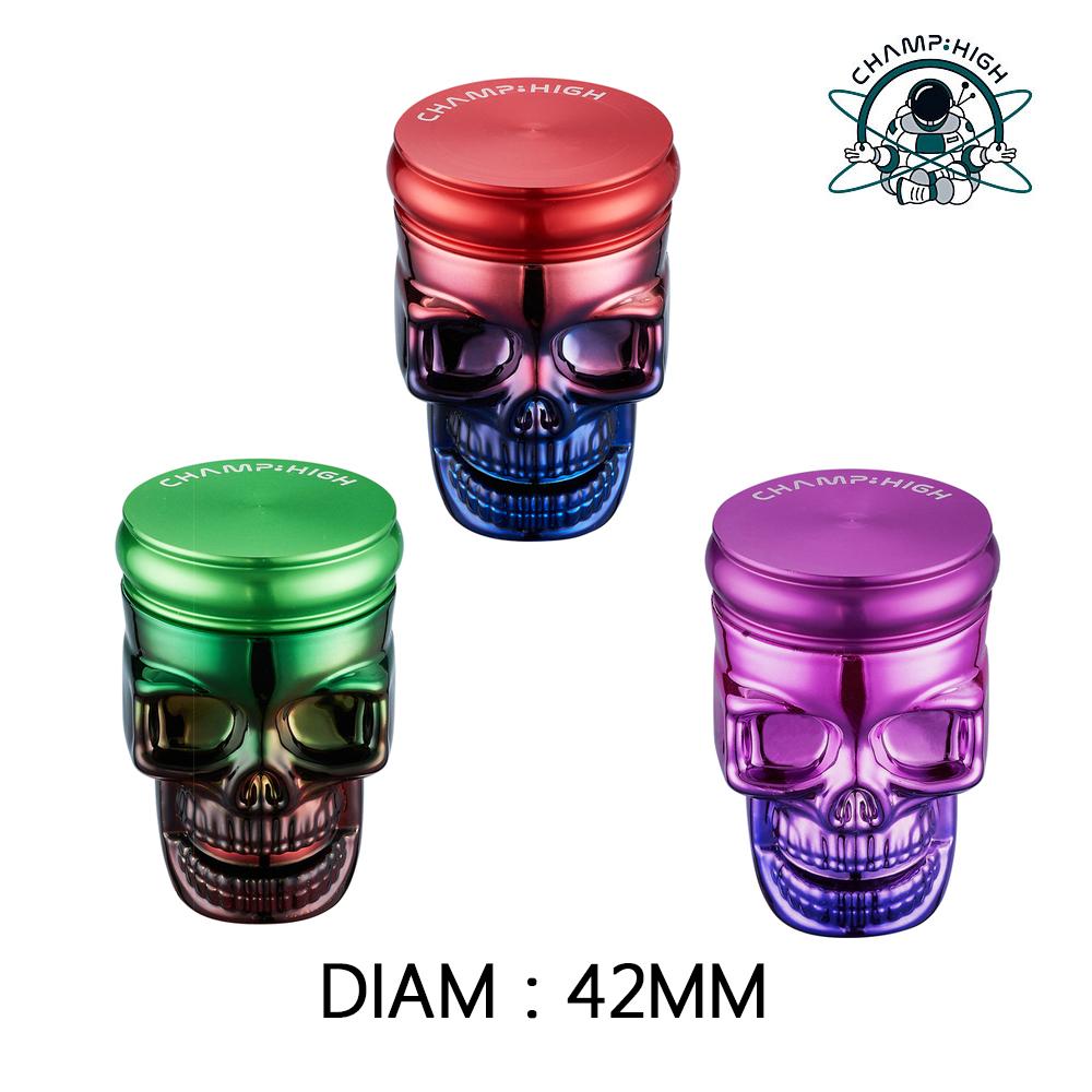 grinder-alu-champ-high-skull-head-42mm