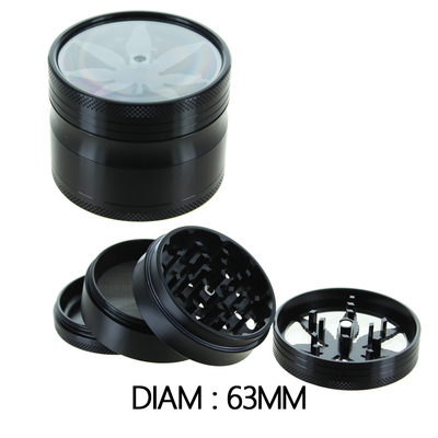 grinder-alu-leaf-cn7-noir-63mm