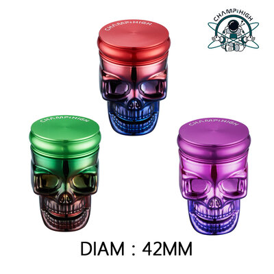 grinder-alu-champ-high-skull-head-42mm