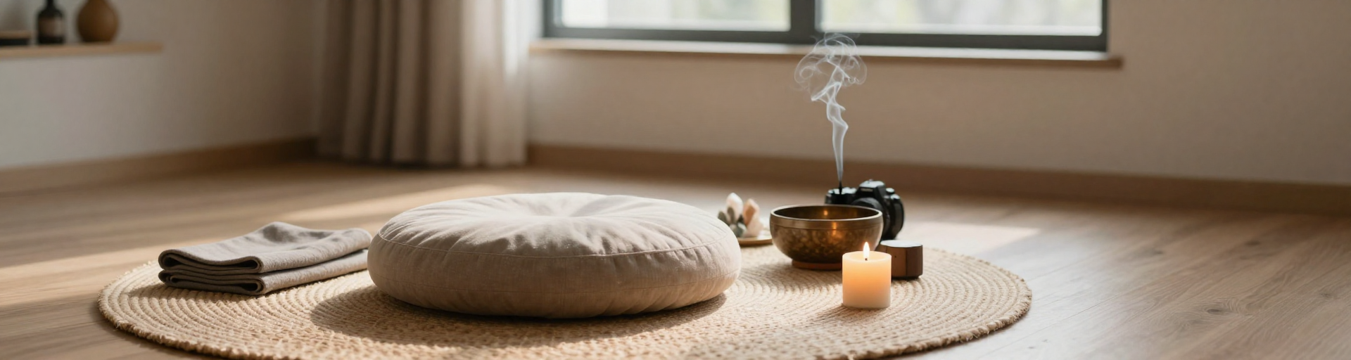 coin minimaliste pour meditation des chakras
