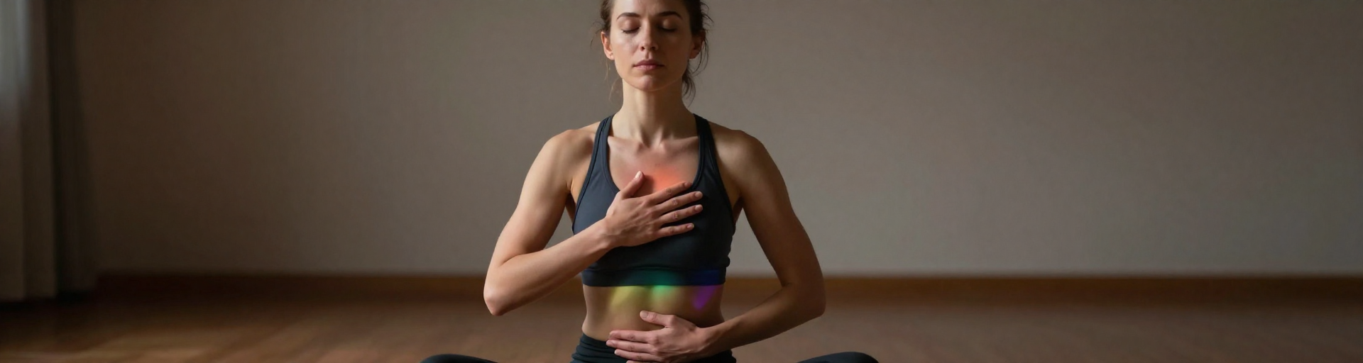 femme caucasienne pratique chakra