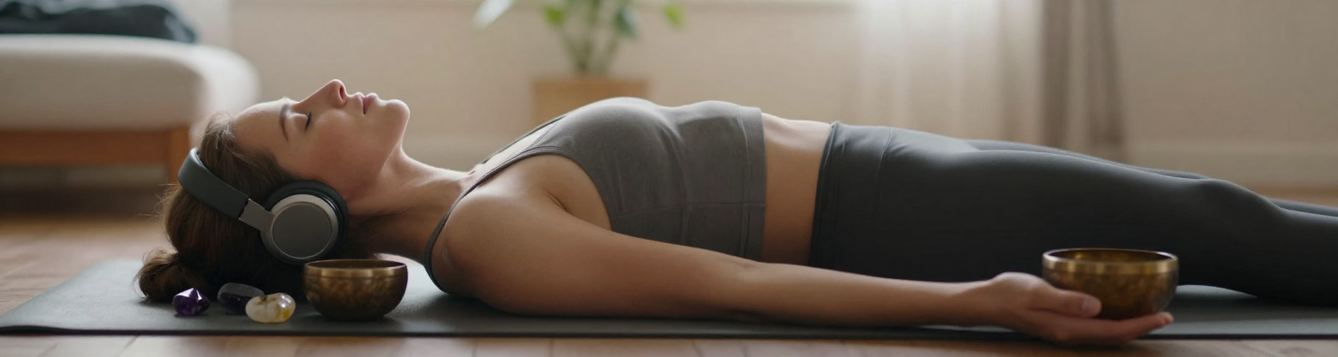 personne allongee en yoga nidra