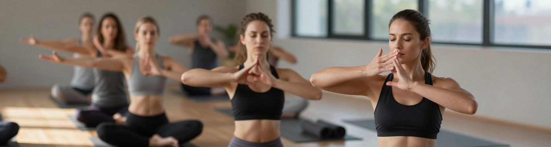 yoga respiration abdominale en groupe