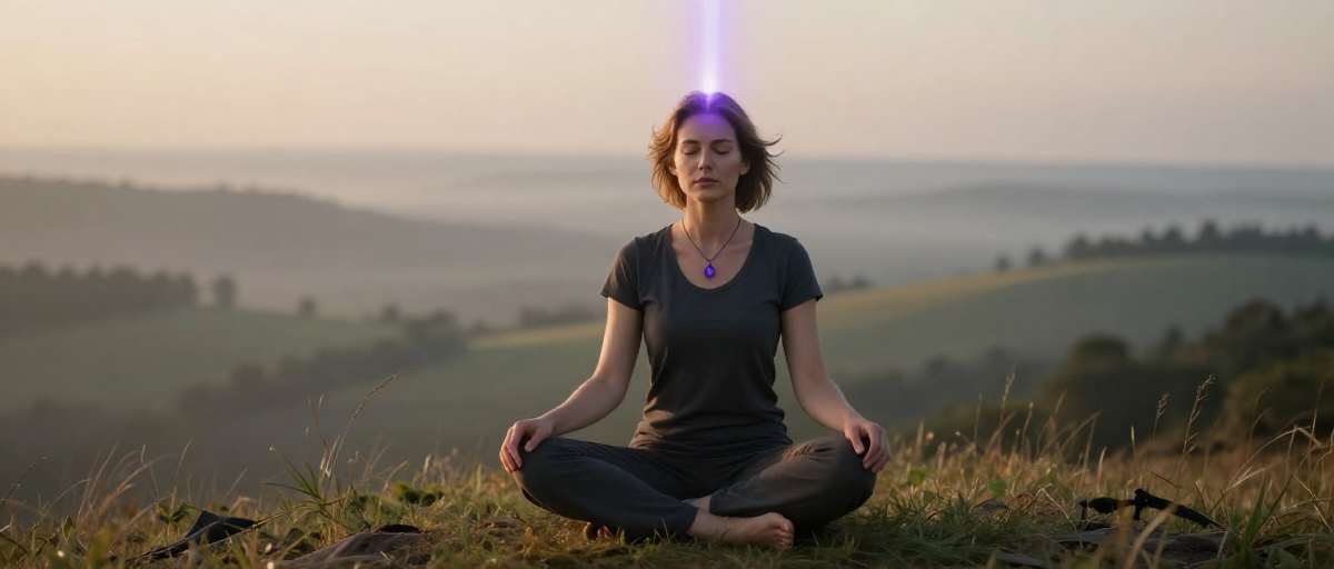 chakra couronne energie lumineuse