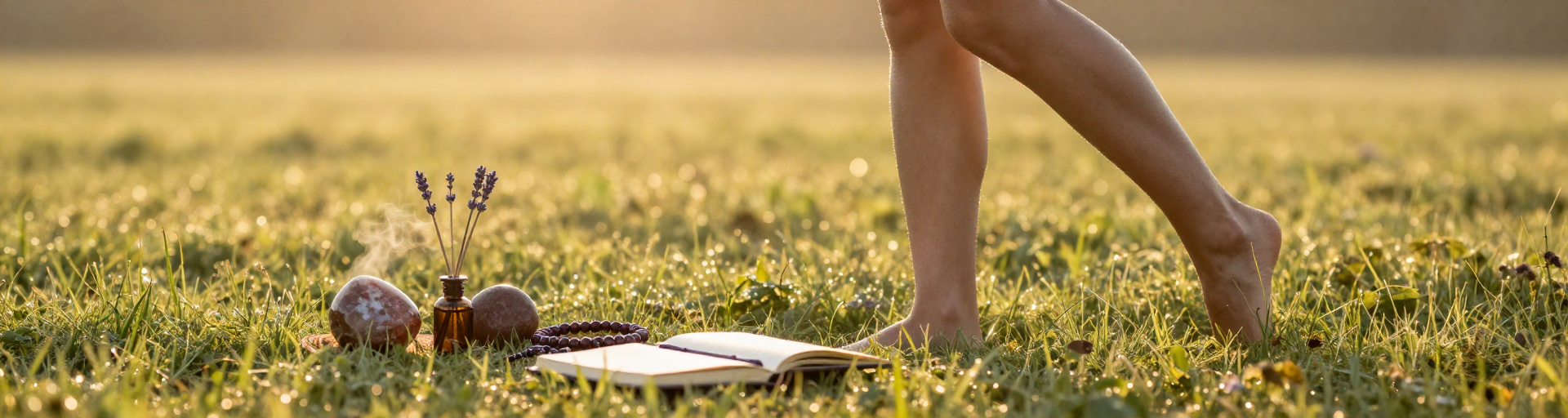 rituel d ancrage matinal en prairie