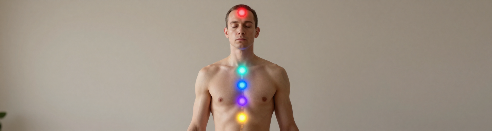 portrait chakras lumineux en studio